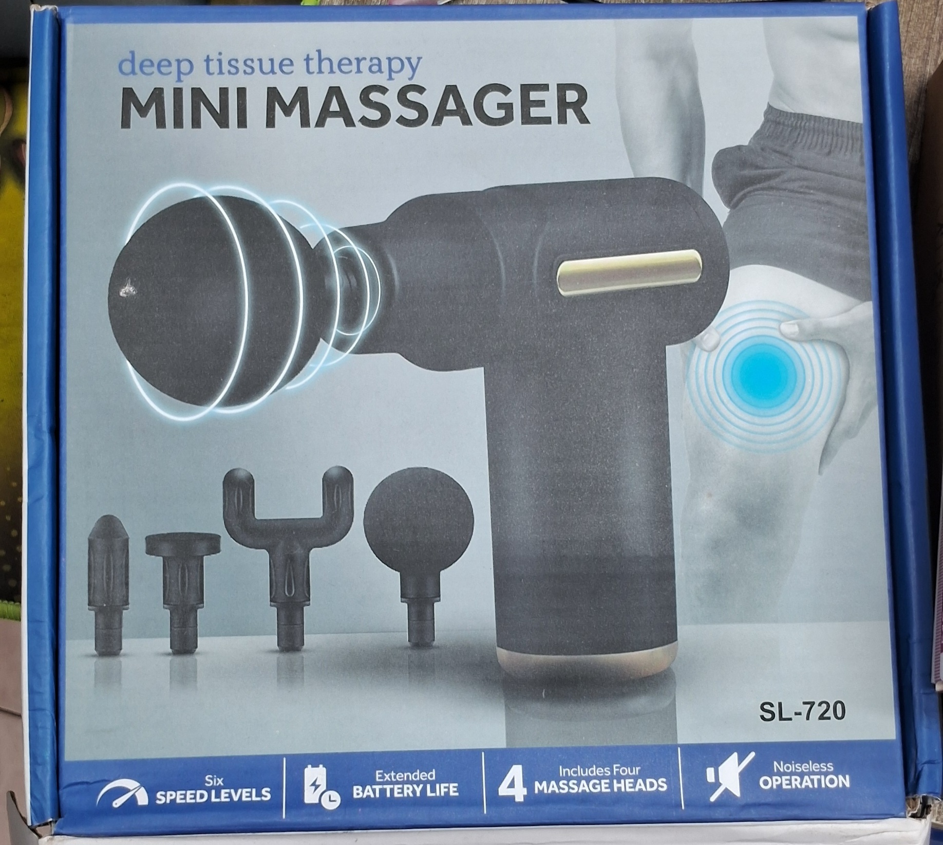 Deep Tissue Therapy Mini Massage Gun - Portable &amp; Rechargeable