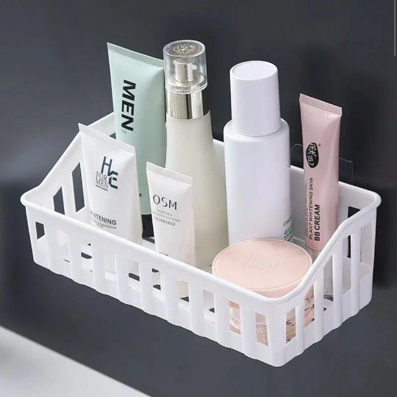 Self-Adhesive Wall Mounted Storage Basket