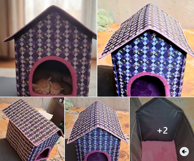 Premium Quality Cat House Bed