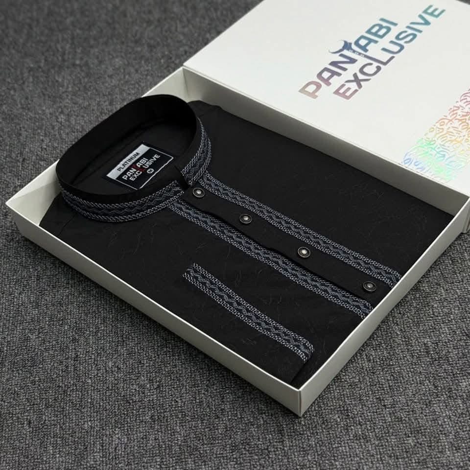 ফেব্রিক্স:- চায়না ভাংচুর স্টিচ।